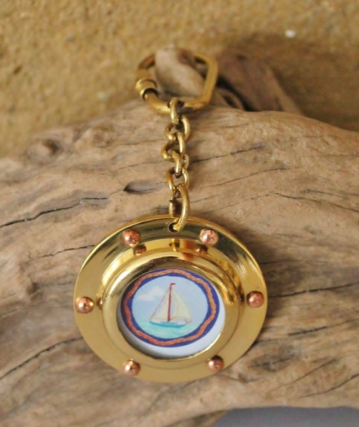 Schlüsselanhänger Bullauge ca. 10 cm
