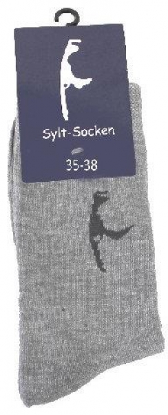 Socken maritim mit Sylt-Motiv versch. Farben