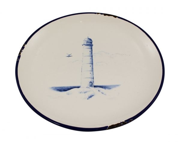 Teller maritim Leuchtturm  ca. Ø: 15,5 cm