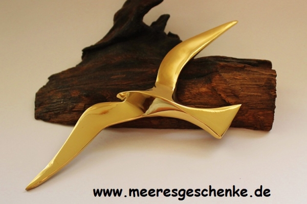 Deko Möwe als Wandhänger 20,5 cm x 10 cm