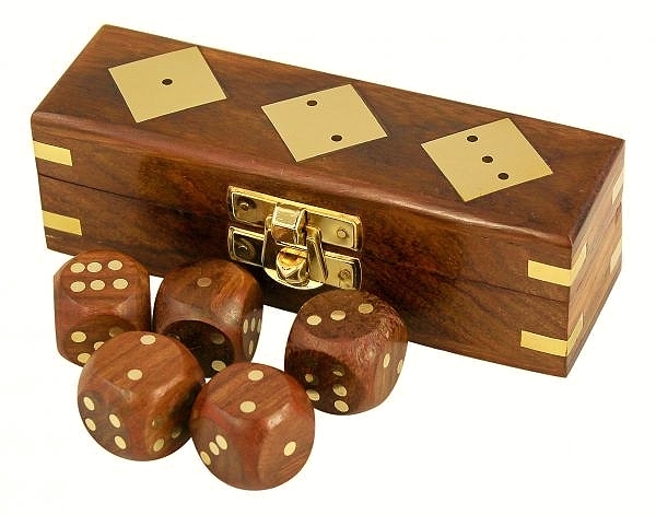 Würfel-Spiel maritim ca. 12,5 x 4 x 4 cm