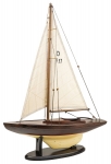 Modell Segler / Segel-Yacht ca. 42 x 11 x 55 cm