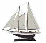 Modell eines Segler / Segel-Yacht  ca. 71 x 74 cm