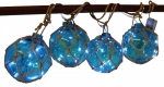 Fischerkugelleine LED-Licht blau ca. 64 cm