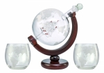 Kolben-Karaffe aus Glas ca. 22 x  Ø 9,5/12cm 