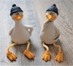 Maritime Deko Möwen-Paar Kantenhocker je ca. 9 x 5 x 5 cm