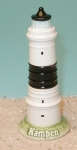 Leuchtturm Kampen Sylt ca. 10 x Ø 4 cm Keramik