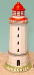 Leuchtturm Hiddensee ca. 10 x Ø 4 cm Keramik