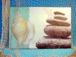 Bild Muschel-Stein ca. 40x60cm