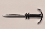 Brieföffner maritim als Form eines Ankers ca. 21 cm silber