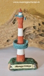 Leuchtturm Wangerooge neuer Turm ca. 12 x 6 x 4 cm