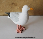 möwe stehend aus kunststoff